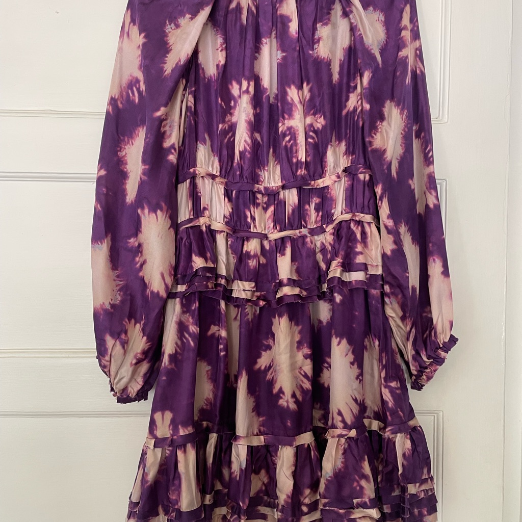 Ulla Johnson Emery Dress In Cassis Blur